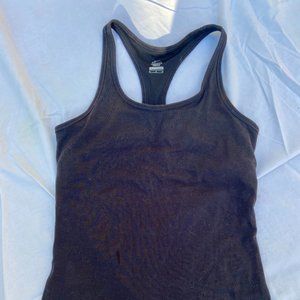 Nike Dri-Fit Black Sportswear Racerback Tank with Bralette